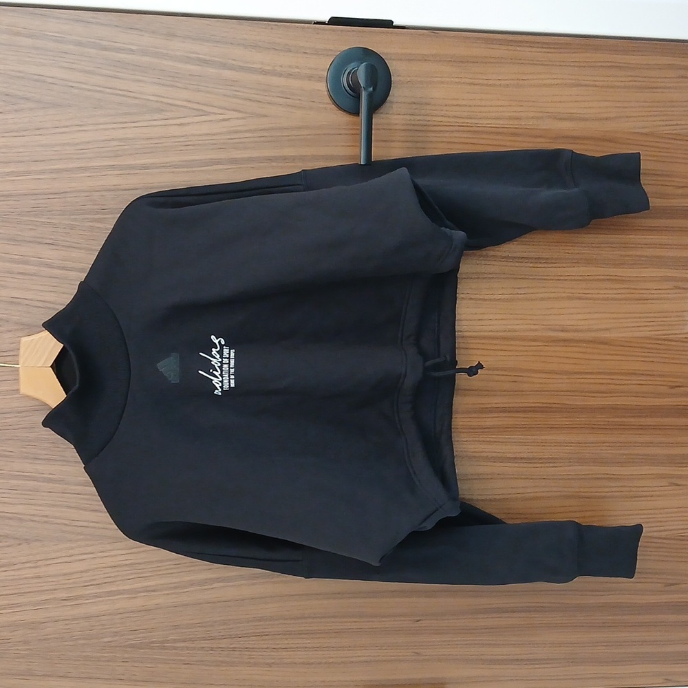 ADIDAS Cropped Loose Fit Sweatshirt SZ M